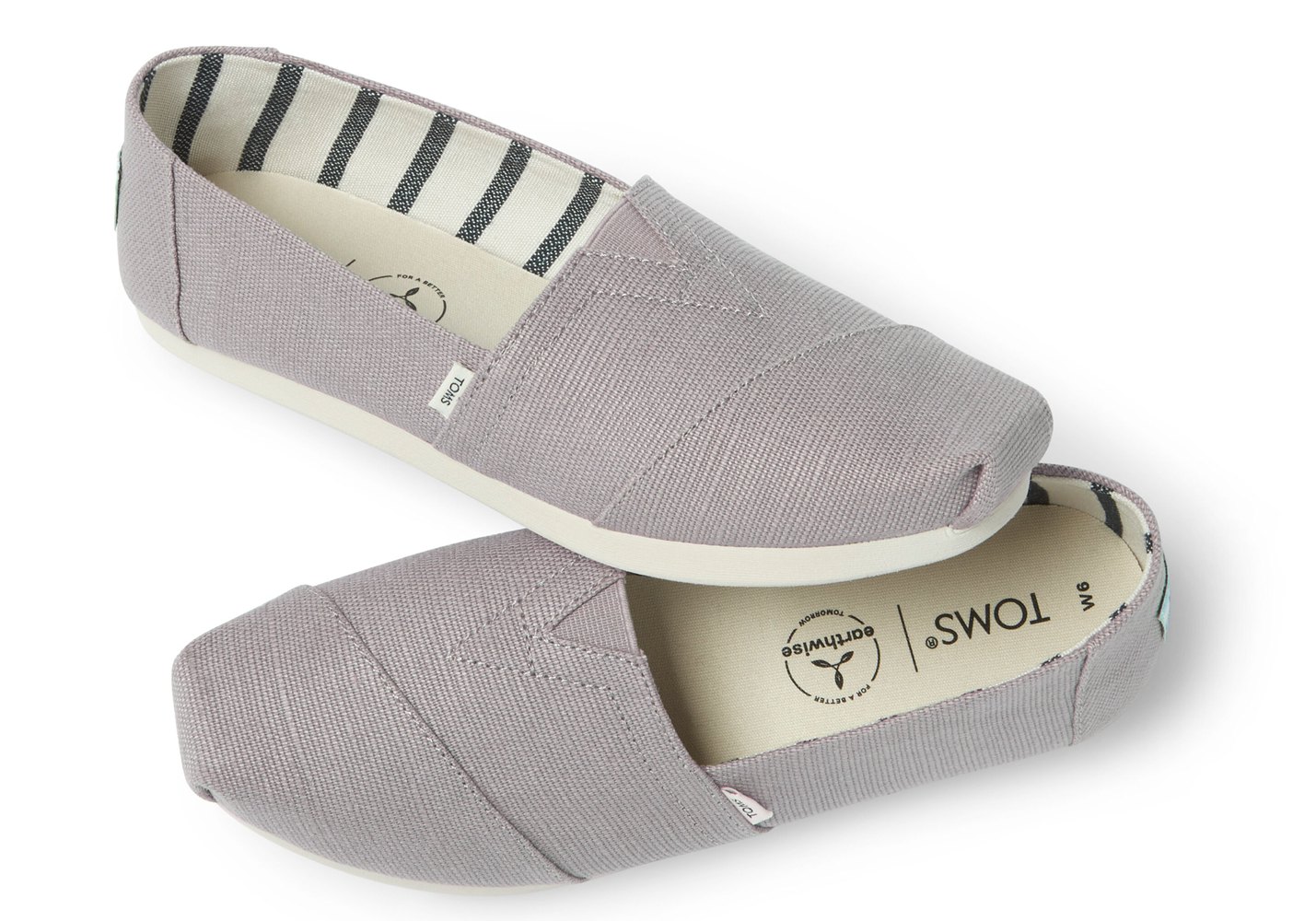 Toms Espadryle Damskie Szare - Alpargata Heritage Płócienne - 20IXYJFTQ